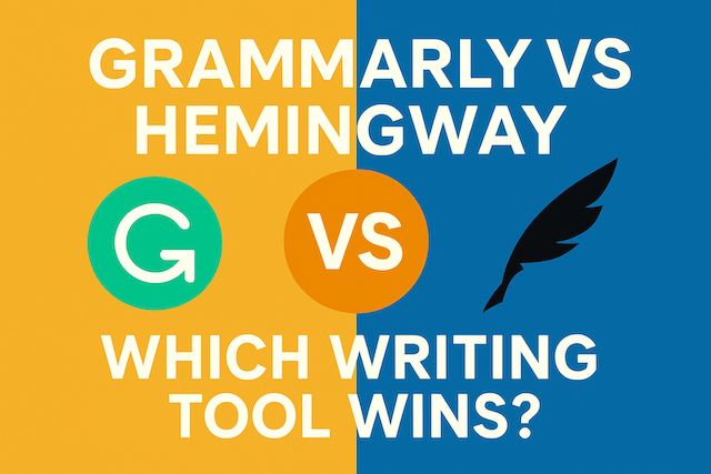 Grammarly vs Hemingway: Which Writing Tool Wins?