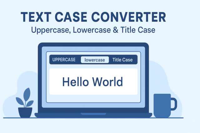 Text Case Converter: Uppercase, Lowercase & Title Case