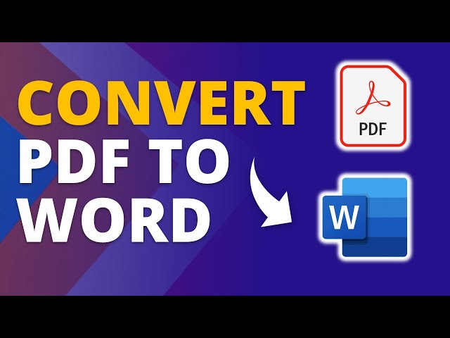 How to Convert PDF to Word for Free (Step-by-Step)
