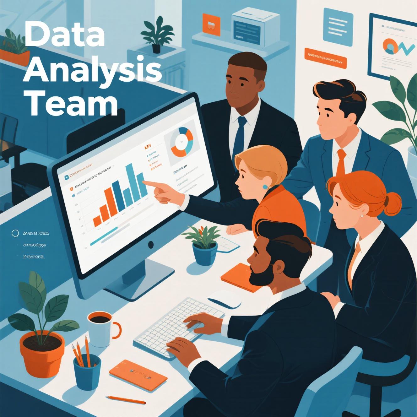 Business intelligence dashboard with KPI metrics and reports