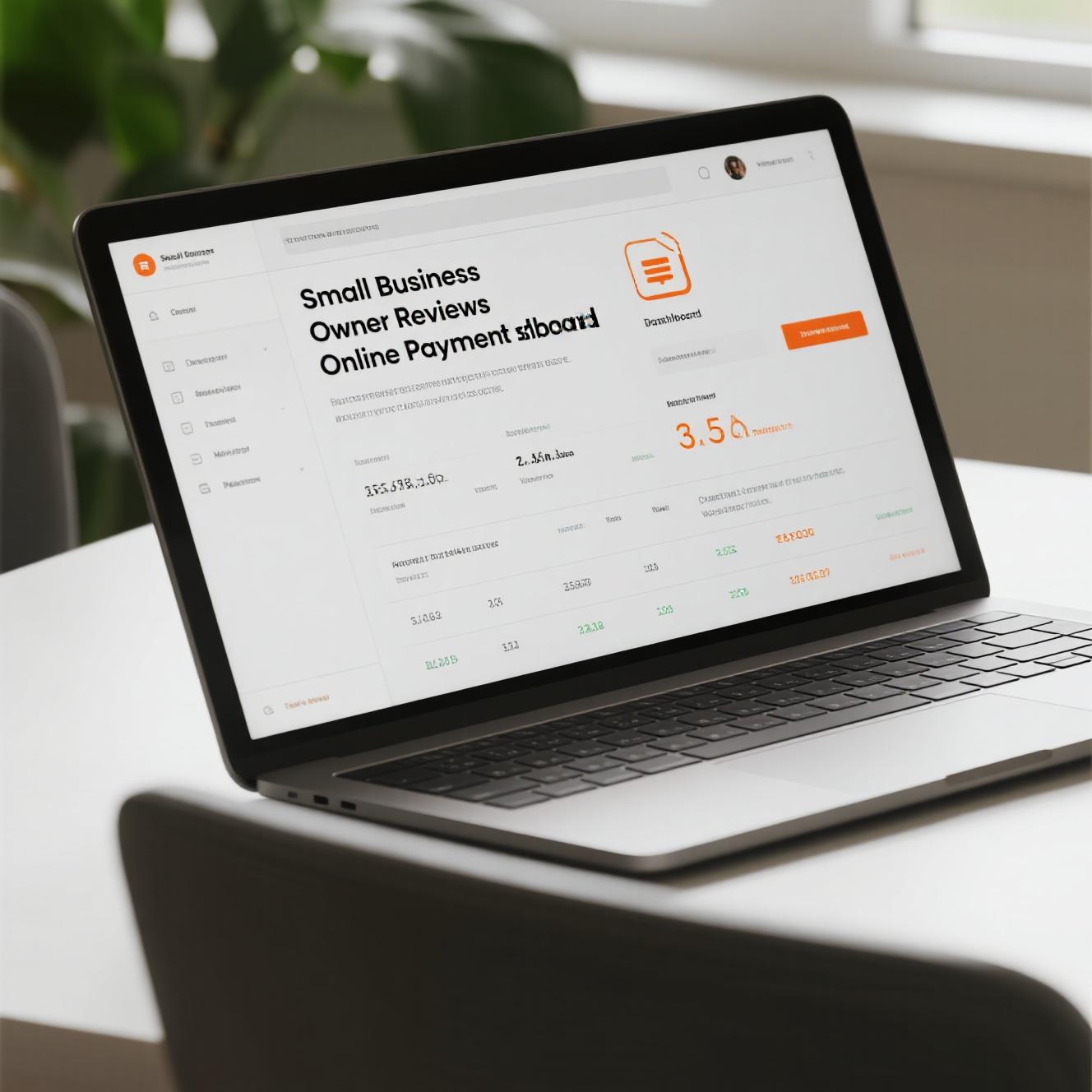 Small business owner reviewing online payment dashboard, free payment processing software for small business