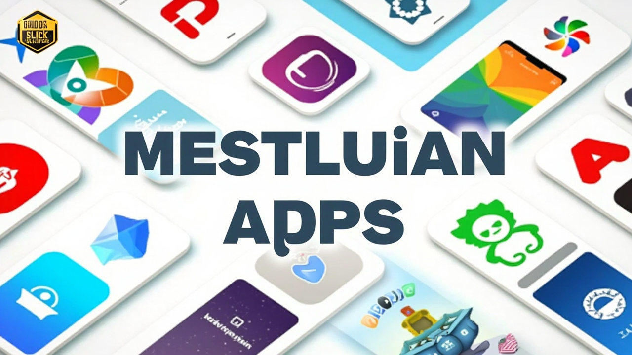 Collection of top 10 meditation app logos and interfaces