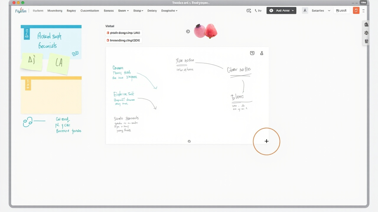 FigJam display featuring design collaboration elements and team engagement tools