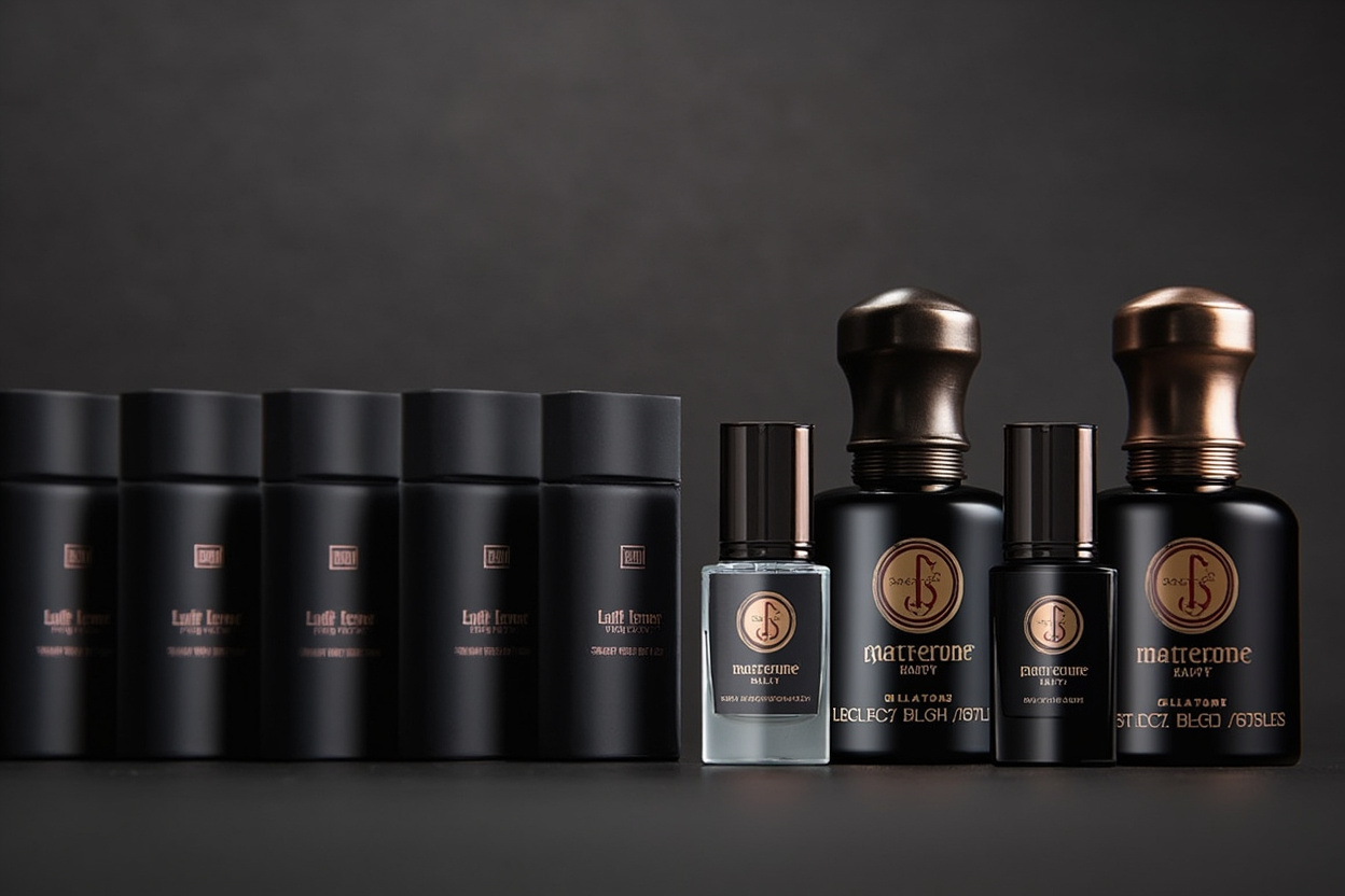 Men's cologne perfume bottles gift packaging
