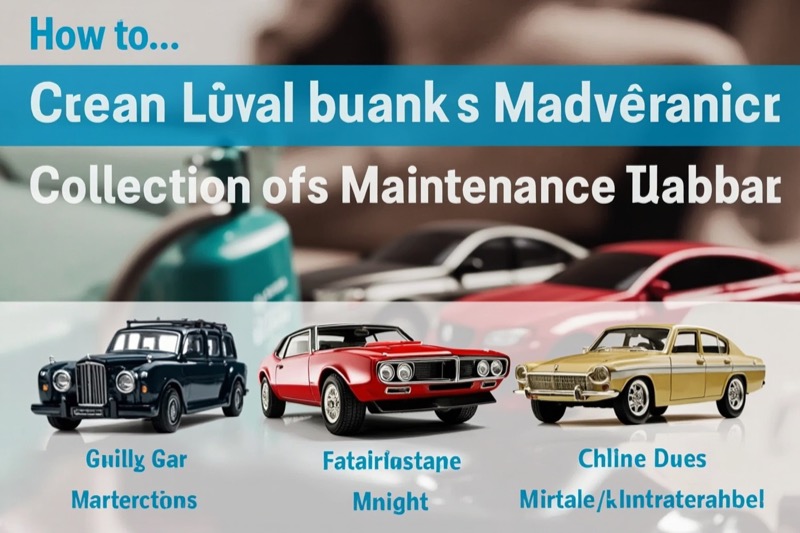 How to Clean and Maintain Your Diecast Model Car Collection