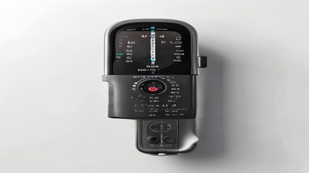 Modern digital blood pressure monitor cuff and display