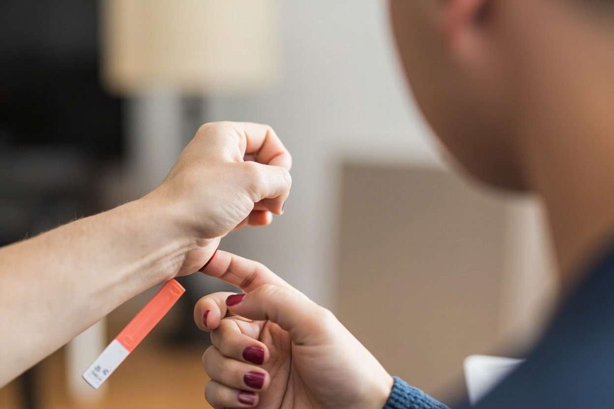 Blood sample collection process