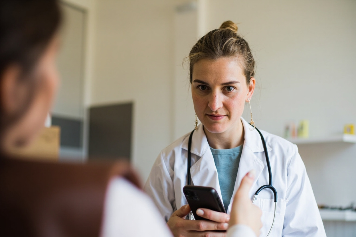 Telehealth doctor consultation for UTI treatment