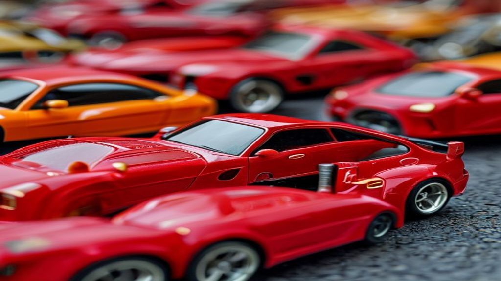 Hot Wheels diecast cars red sport cars product
