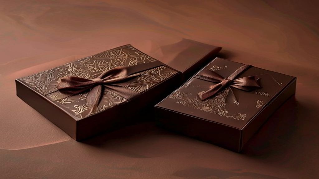 Side-by-side comparison of zChocolat French and Godiva Belgian chocolate boxes